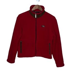 Vintage Marker Polartec  Women's Fleece Red Full Zip Ski Jacket
